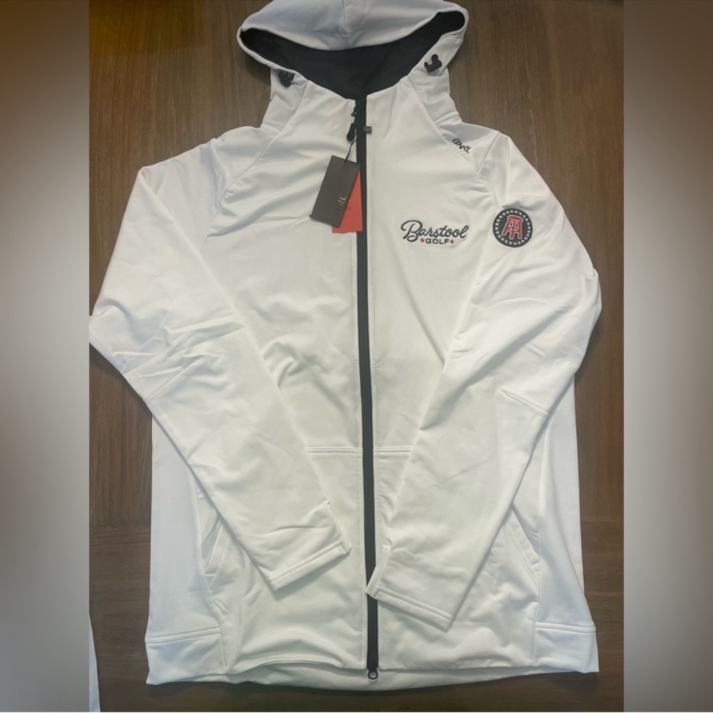 UNRL Barstool Golf Mens White Jacket